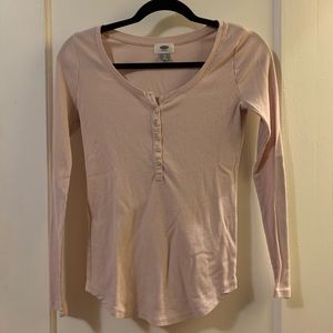 Long sleeve ribbed top